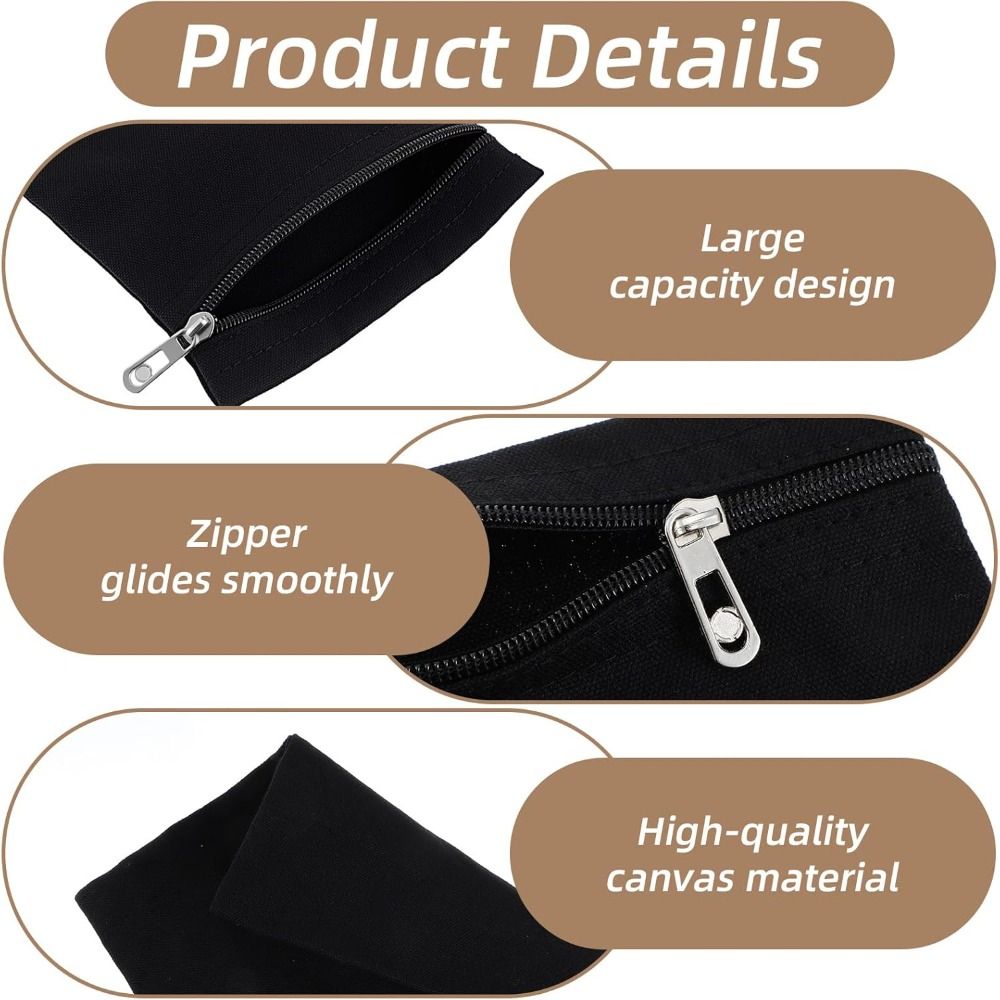 Sewing New - 新しいジッパー付き縫い付けサイド隠しポケット、ポリエステル製耐久性のある内側セキュリティポケット、無地トラベルウォレットポーチ