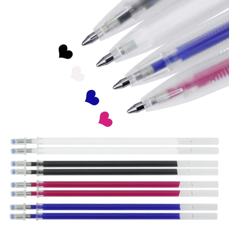 Fabric Marking Pen - 103 ピース/セット熱消去可能なリフィルマーカーペン温度消える生地ペンラインマーキング DIY クラフト縫製アクセサリー