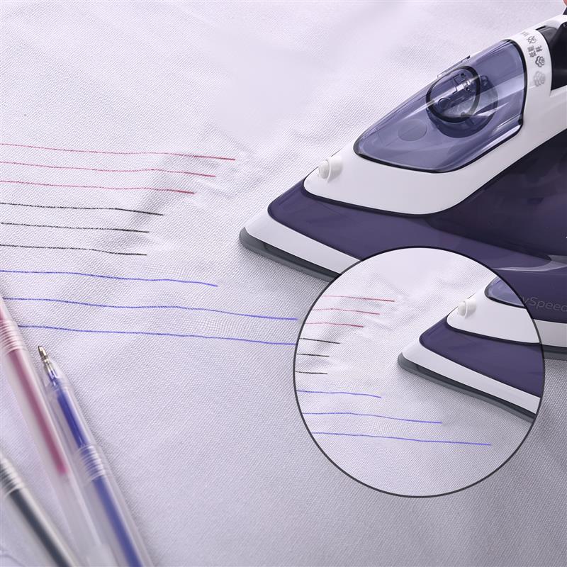 Fabric Marking Pen - 熱消去可能なマジックマーカーペン、消えるファブリックペン、ラインマーキング、DIYクラフト、ソーイングアクセサリー、1セットあたり10個、1セットあたり20個