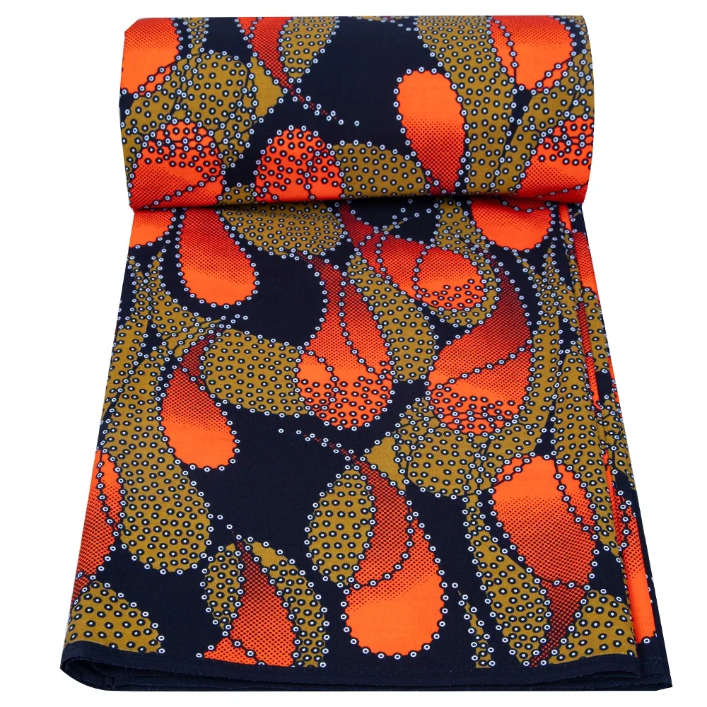 Sewing Batik Fabric - アフリカのアンカラプリントのワックス生地,パーティードレスの作成と縫製用の生地,ヤードあたり,fp6625,3,6ヤード