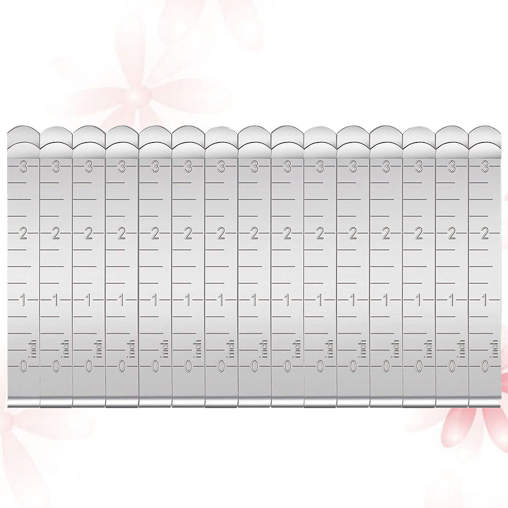 Sewing Hemming - 15個入りステンレス製縫製クリップ、裾上げクリップ、3インチ計測定規、プロの衣料品、カーテン、スカート、パンツの裾上げ用