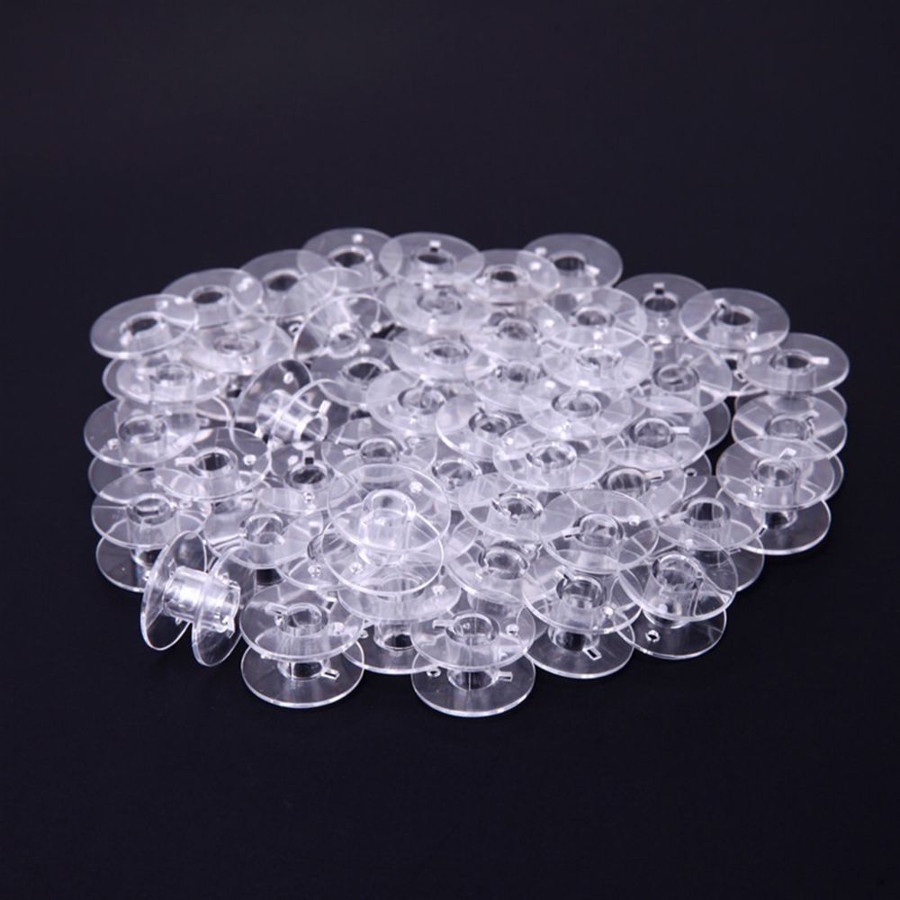 Thread Bobbins Empty - 交換部品 プラスチック製アクセサリー ボビン スプール 空の家庭用ミシン