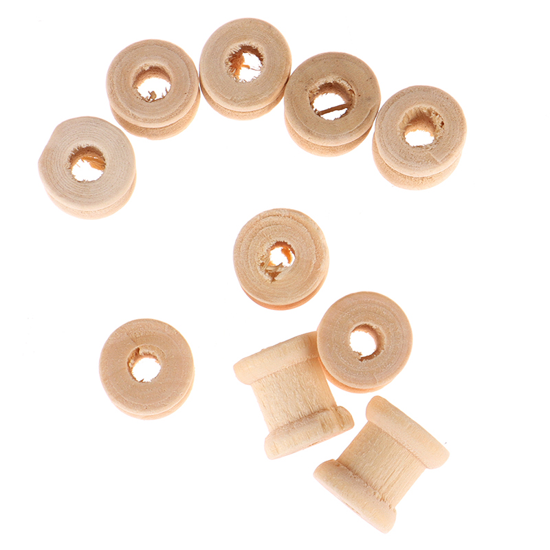 /KQM/100個入り 木製空糸巻き板 木製ボビン リールオ - Thread Bobbins Empty のレビューと価格