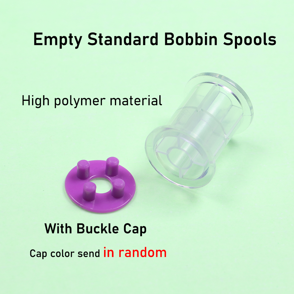 4 個/9 個の空の標準ボビンスプール、バックルキャップ付き - Thread Bobbins Empty のレビューと価格