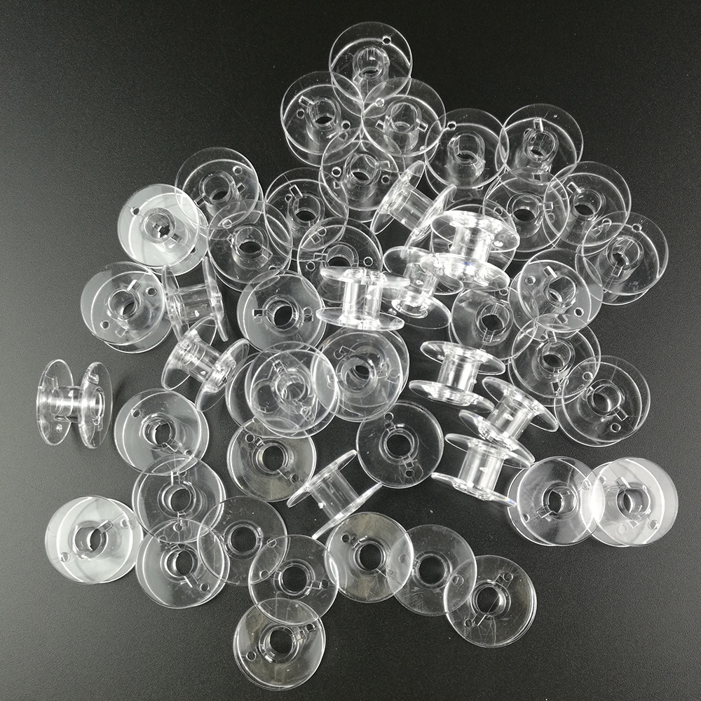 空のワイヤースプールbins,50個,丸いエンドコード,糸通 - Thread Bobbins Empty のレビューと価格