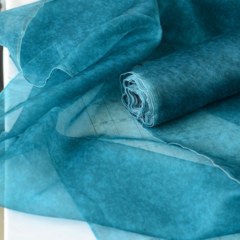 タイダイシルクオーガンザ生地 DIY縫製用 手作りスモックド - Sewing Tie Dye のレビューと価格