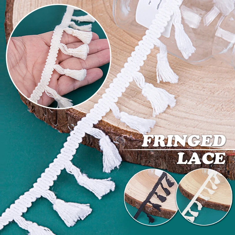 10 メートル綿糸フリンジレーストリミングタッセル縫製ソファ - Sewing Thread In Textile のレビューと価格