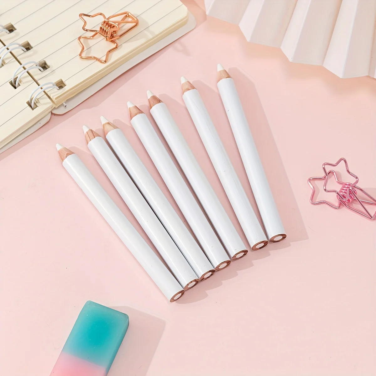 6本入り ホワイト テーラーペン ファッション ドレスマーカ - Fabric Marking Pen のレビューと価格