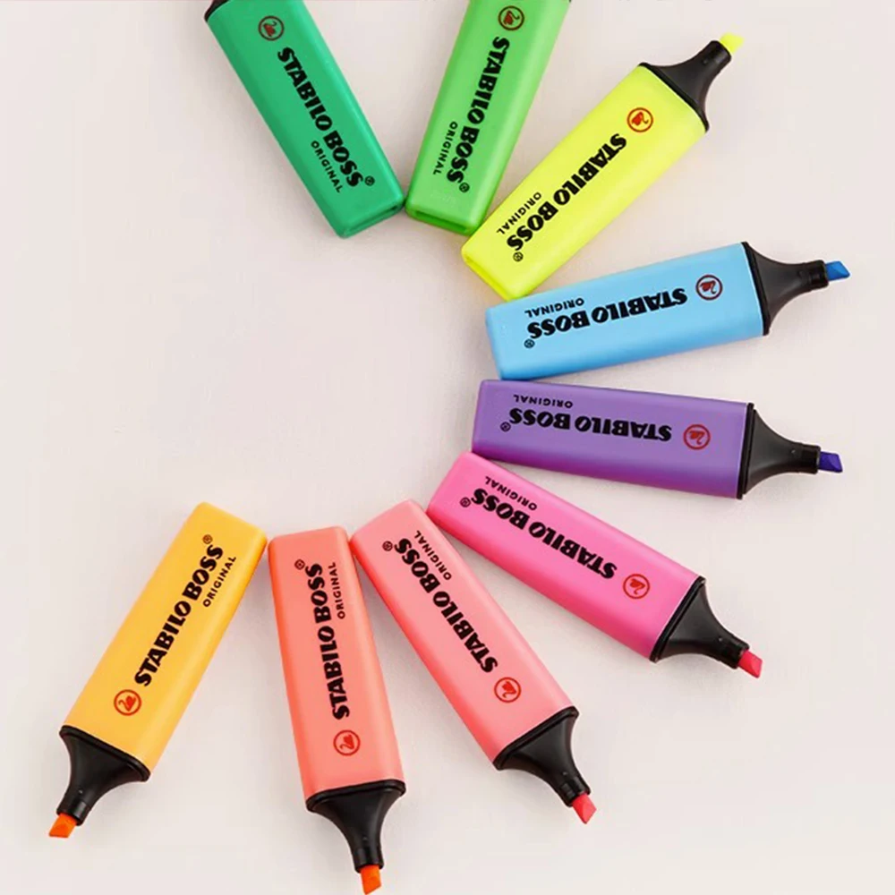 文房具学校および事務用品セット、パステル蛍光ペンマーカー、マ - Stabilo Marker Boss のレビューと価格