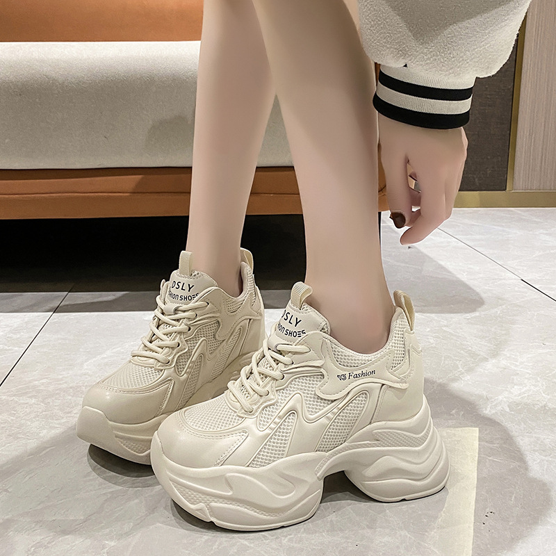 女性用身長アップスニーカー 春夏新作 厚底シューズ レディー - Sewing New のレビューと価格