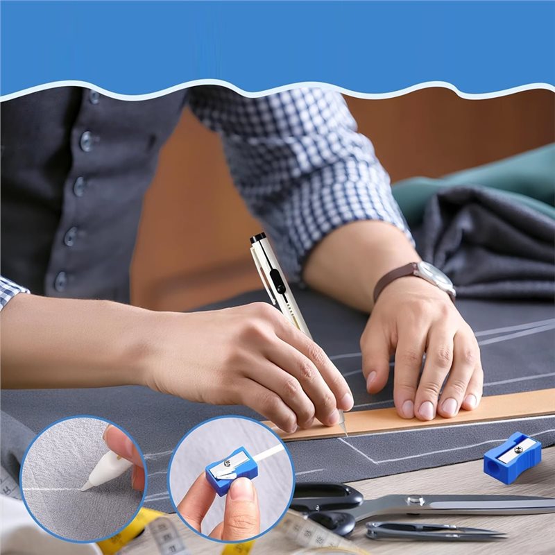 仕立て屋の鉛筆、生地のパターンをマークするため、縫製チョーク - Fabric Marking Pen のレビューと価格