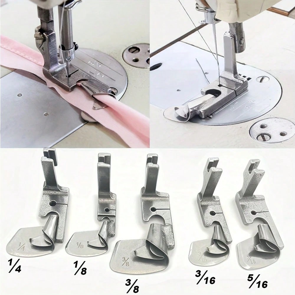 1個入り 工業用ミシン 曲線ヘミングフット 1/8インチ、3 - Sewing Hemming のレビューと価格