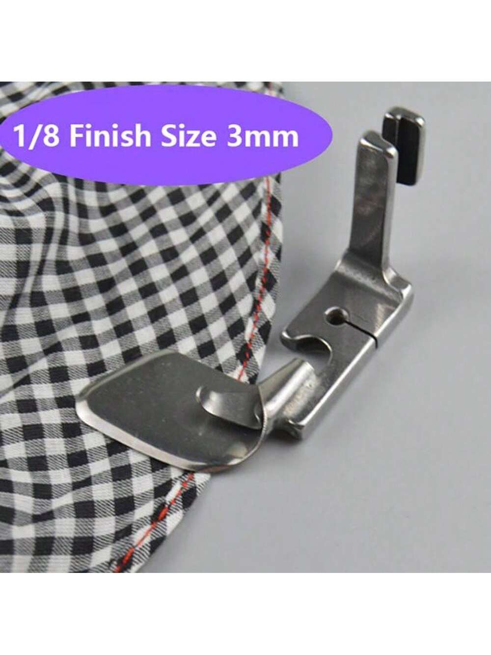 1個入り 工業用ミシン 曲線ヘミングフット 1/8インチ、3 - Sewing Hemming のレビューと価格