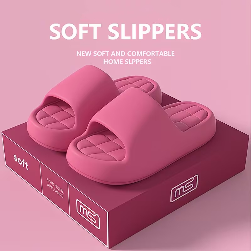 ファッションレディースハウススリッパ 厚底ソフトソール滑り止 - Sewing House のレビューと価格