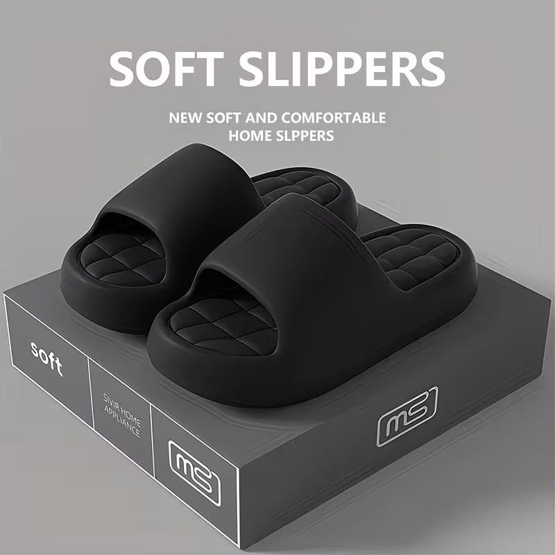 ファッションレディースハウススリッパ 厚底ソフトソール滑り止 - Sewing House のレビューと価格