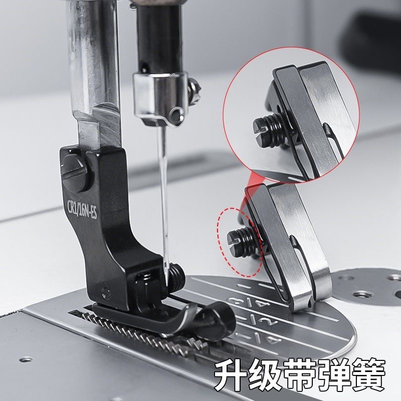 ブラックチタン鋼製ハイロープレスフット（スプリング付き）、工 - Industrial Textile Sewing Machine のレビューと価格