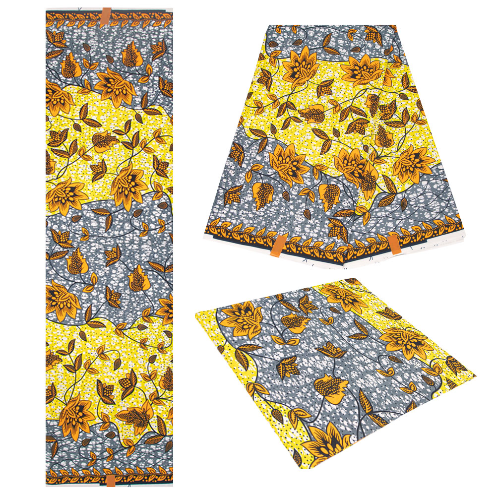 本物のナイジェリアのプリントバティック,アフリカのポリエステ - Sewing Batik Fabric のレビューと価格