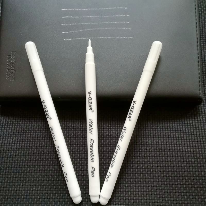 Vclear-水溶性マーキングペン,消去可能な布製マーカー, - Fabric Marking Pen のレビューと価格