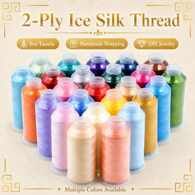 縦型タッセル糸 150D/2本撚り 刺繍糸 繊維 DIY縫製 - Sewing Thread In Textile のレビューと価格
