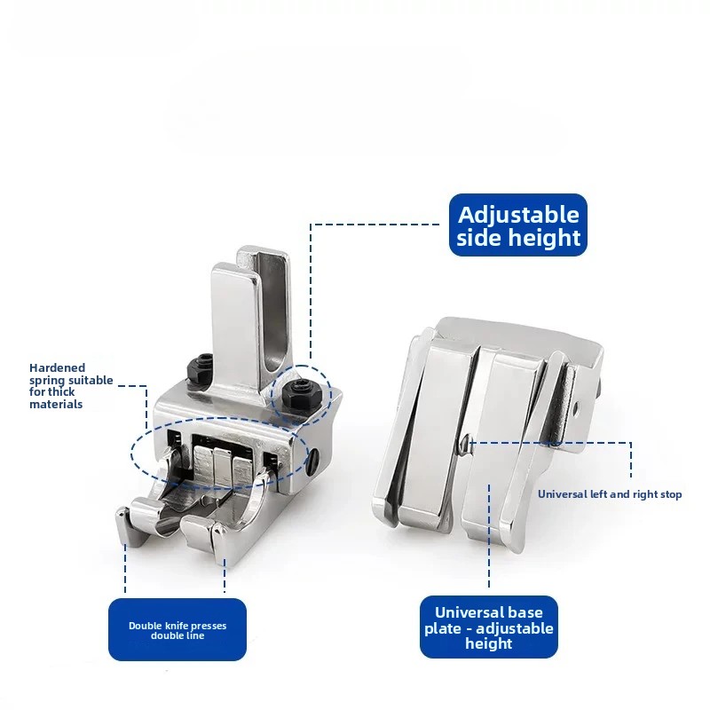 工業用/コンピューターフラットカー用厚地用ダブルリブプレスダ - Industrial Textile Sewing Machine のレビューと価格