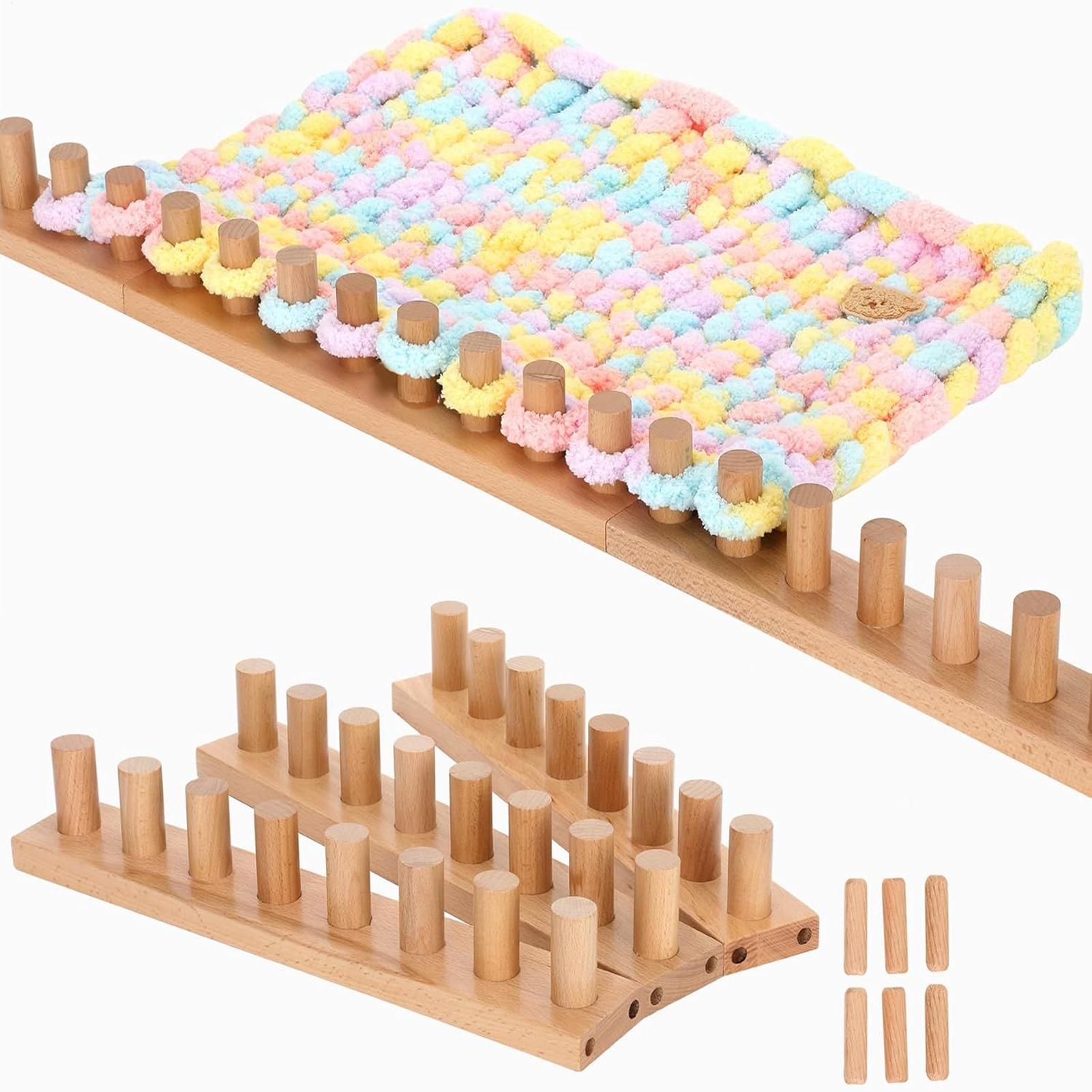初心者向け編み機 太い糸キット 木製編み物 工芸品 ホビー  - Sewing Knit のレビューと価格