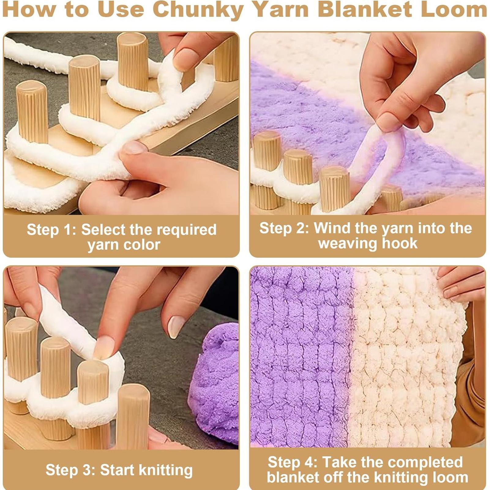 初心者向け編み機 太い糸キット 木製編み物 工芸品 ホビー  - Sewing Knit のレビューと価格