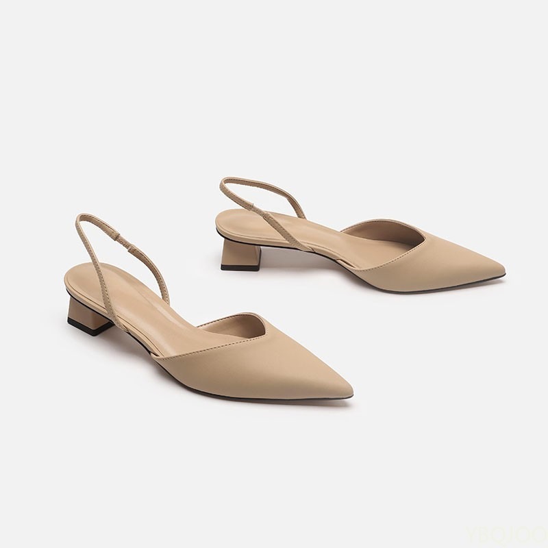 包頭サンダル女性の 2023 新しい夏シンプルな尖ったスクエ - Sewing New のレビューと価格