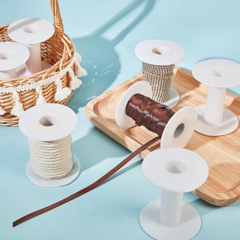 プラスチック製の空のワイヤースプール、クラフト、コード、ロー - Thread Bobbins Empty のレビューと価格