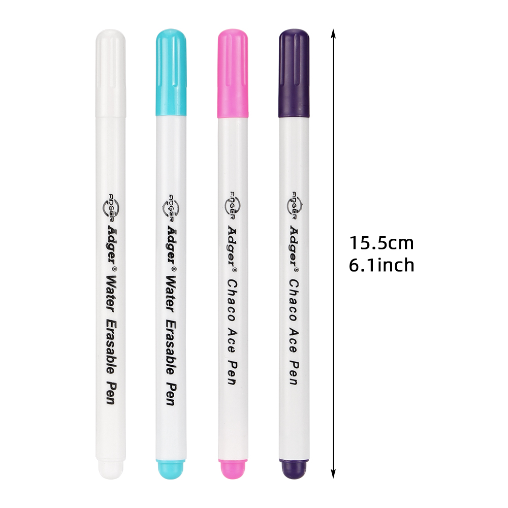 20個入り4色キルティングステッチマーカー、水消せるペン、空 - Fabric Marking Pen のレビューと価格